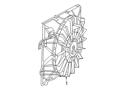 2020 Ram 3500 Cooling System, Radiator, Water Pump, Cooling Fan Diagram 1 - Thumbnail