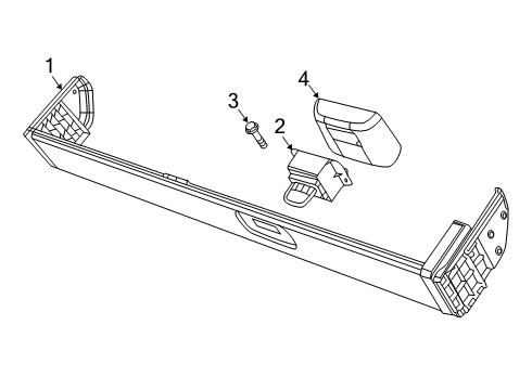 2024 Ram 1500 Interior Trim - Cab Diagram 4 - Thumbnail