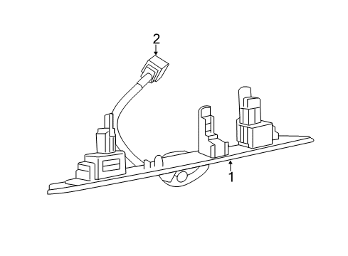 2015 Chrysler 200 License Lamps Diagram
