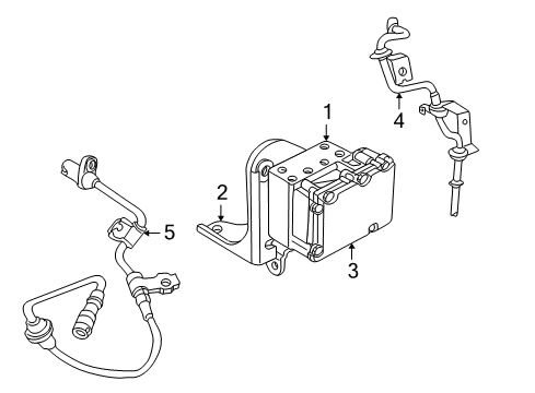 2003 Chrysler Sebring ABS Components, Electrical Diagram 1 - Thumbnail