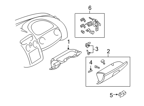 2003 Chrysler Sebring Glove Box Diagram 2 - Thumbnail