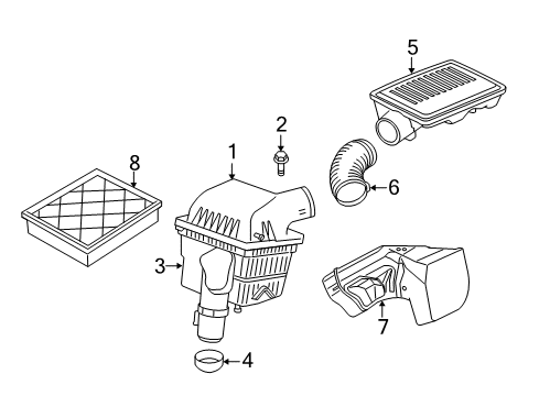 2010 Jeep Commander Air Inlet Diagram