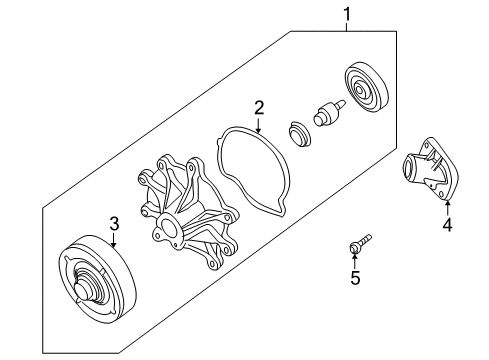 2002 Dodge Durango Water Pump Diagram 1 - Thumbnail