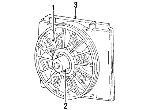 1992 Dodge Spirit Cooling System, Radiator, Water Pump, Cooling Fan Diagram 5 - Thumbnail