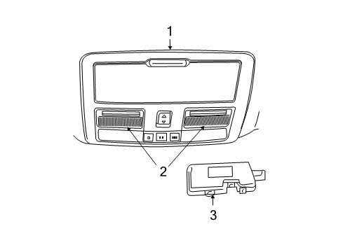 2010 Dodge Charger Overhead Console Diagram