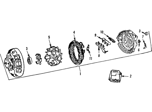 1985 Dodge Diplomat Alternator Diagram
