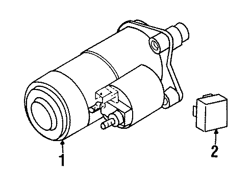 1998 Chrysler Cirrus Starter Diagram