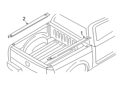 2022 Ram 3500 Box Rails Diagram 2 - Thumbnail