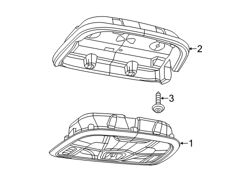 2015 Jeep Cherokee Overhead Console Diagram