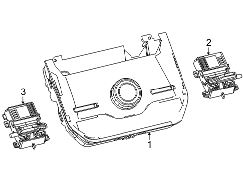 2025 Jeep Wagoneer L Shifter Trim Diagram