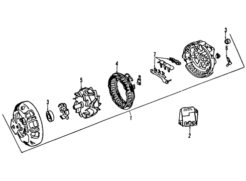 1989 Dodge Caravan Alternator Diagram 1 - Thumbnail