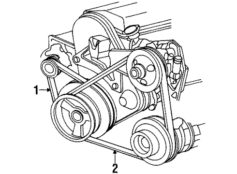 1997 Dodge Neon Belts Diagram