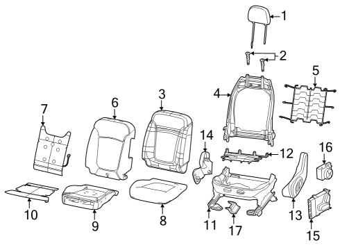 2024 Dodge Hornet Lumbar Control Seats Diagram 1 - Thumbnail