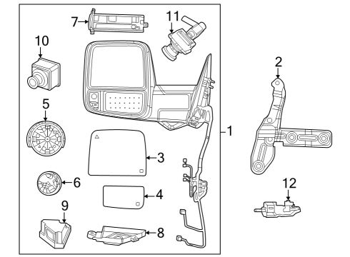 2024 Ram 2500 Parking Aid Diagram 3 - Thumbnail