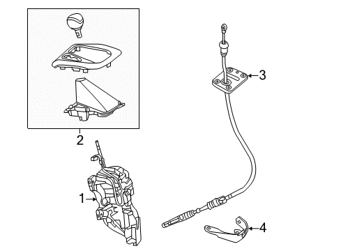 2019 Ram ProMaster 1500 Shifter Housing Diagram