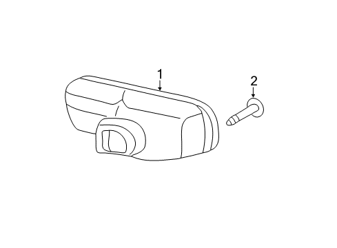 2003 Chrysler PT Cruiser Backup Lamps Diagram