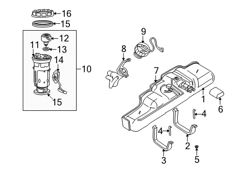 2002 Dodge Ram 2500 Van Fuel Supply Diagram