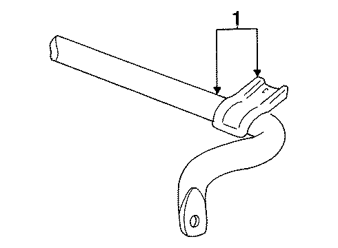 1997 Chrysler Cirrus Stabilizer Bar & Components - Front Diagram