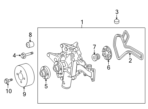 2004 Chrysler Crossfire Water Pump Diagram