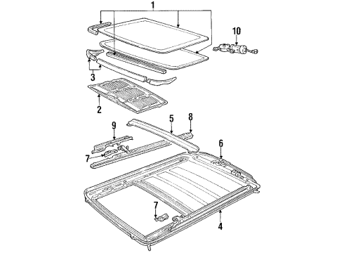 1993 Chrysler New Yorker Sunroof Diagram