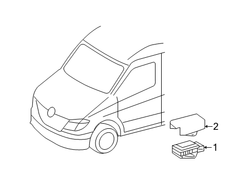 2007 Dodge Sprinter 3500 Electrical Components Diagram 2 - Thumbnail