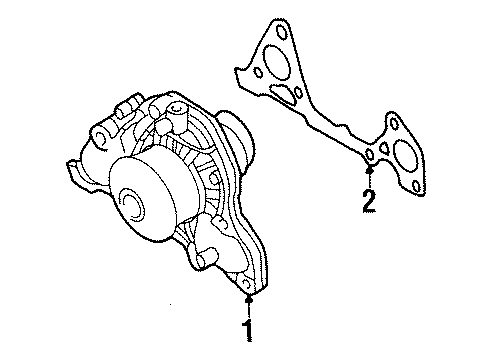 1998 Chrysler Cirrus Water Pump Diagram