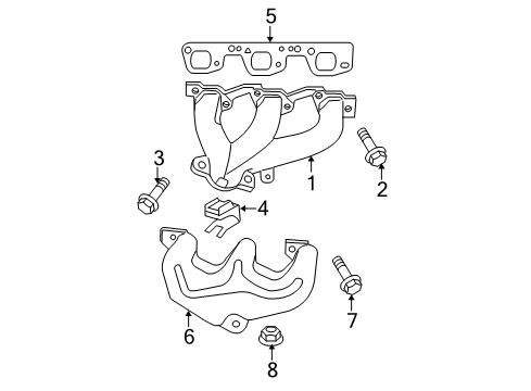 2009 Jeep Wrangler Exhaust Manifold Diagram