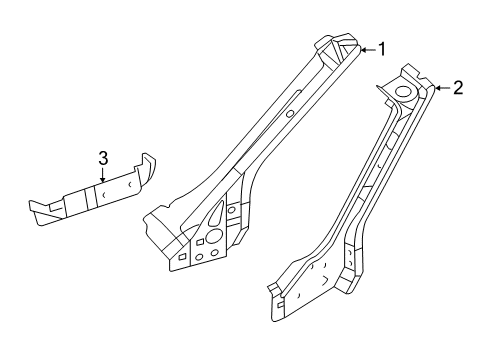 2011 Chrysler 200 Hinge Pillar Diagram