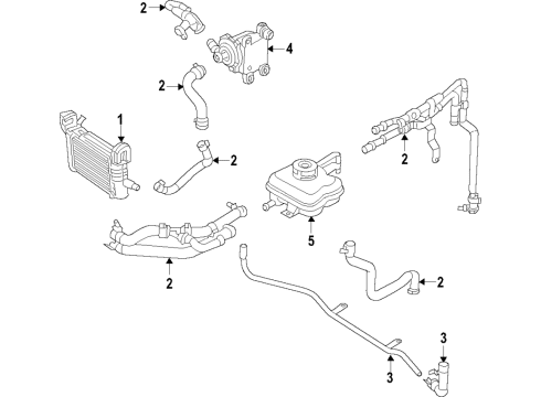 2022 Dodge Charger Cooling System, Radiator, Water Pump, Cooling Fan Diagram 6 - Thumbnail