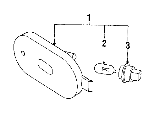 1994 Dodge Colt Side Marker Lamps Diagram