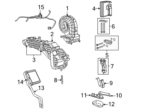 2007 Dodge Durango Auxiliary Heater & A/C Diagram 2 - Thumbnail