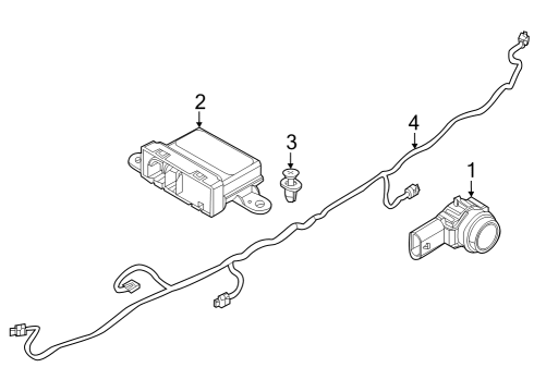 2024 Dodge Hornet Parking Aid Diagram
