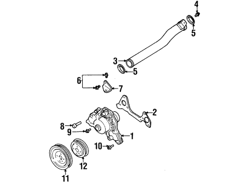 1998 Chrysler Sebring Water Pump Diagram 4 - Thumbnail