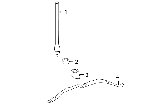 2011 Ram Dakota Antenna & Radio Diagram 2 - Thumbnail