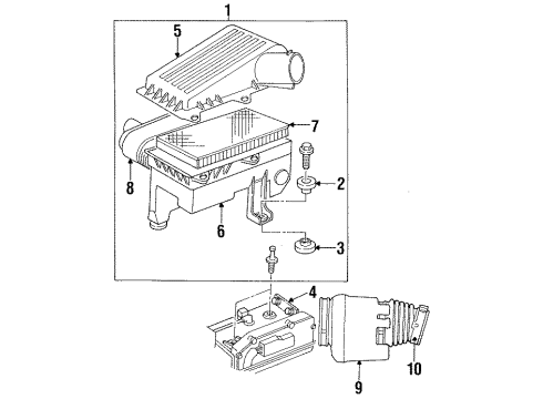 1995 Dodge Intrepid Filters Diagram 1 - Thumbnail