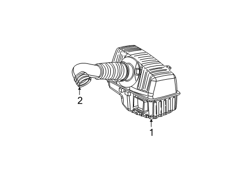 2002 Chrysler Sebring Air Intake Diagram 1 - Thumbnail