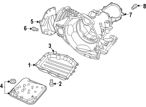 1993 Dodge Intrepid Transaxle Parts Diagram 1 - Thumbnail
