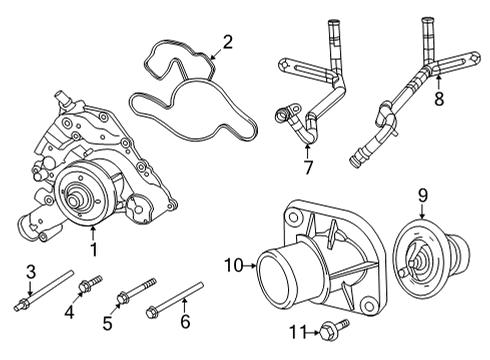 2021 Ram 1500 Water Pump Diagram 3 - Thumbnail