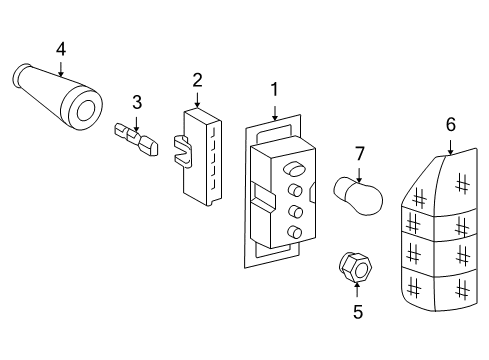 2004 Dodge Sprinter 3500 Combination Lamps Diagram