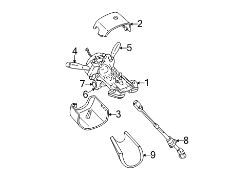 2001 Jeep Grand Cherokee Anti-Theft Components Diagram