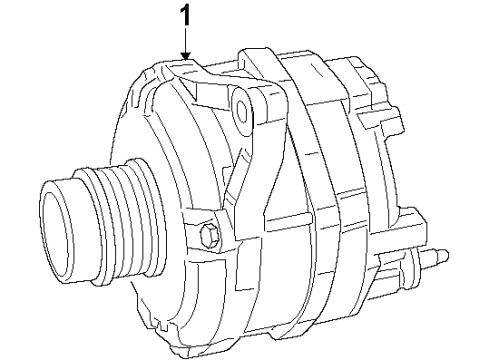 2017 Jeep Patriot Alternator Diagram 1 - Thumbnail