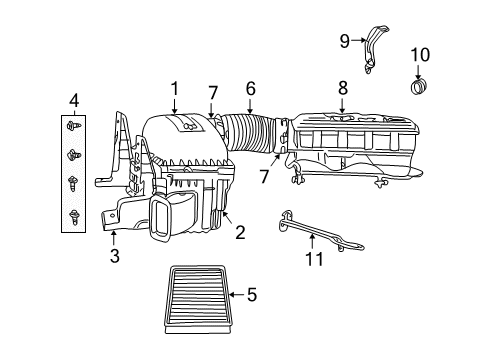 2005 Dodge Ram 1500 Filters Diagram 2 - Thumbnail