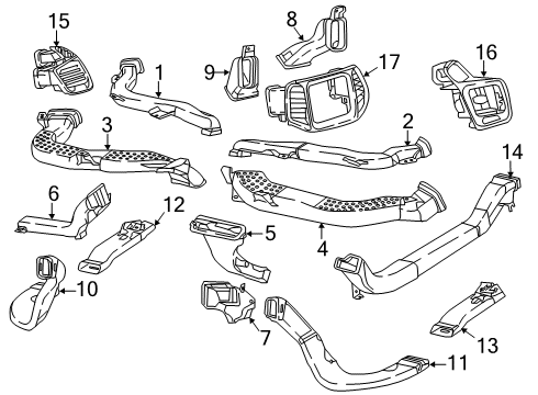 2019 Jeep Compass Ducts Diagram