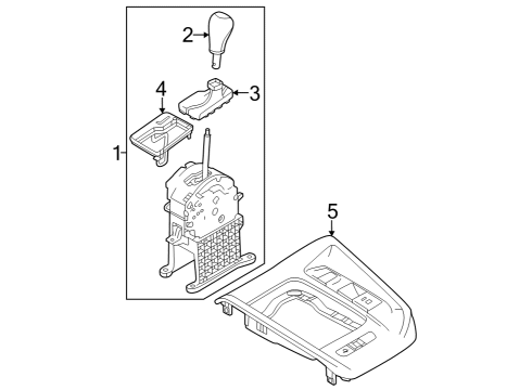 2024 Dodge Hornet Transmission Shift Lever Diagram