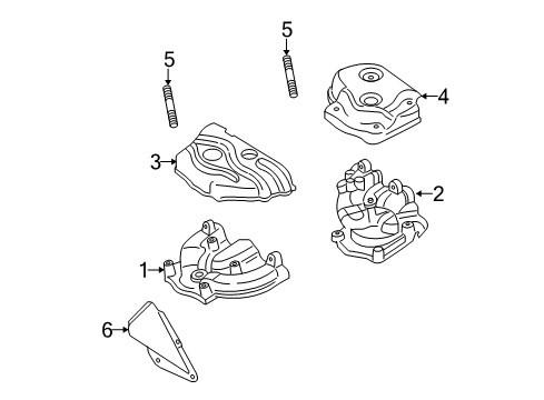 2003 Chrysler Sebring Exhaust Manifold Diagram 1 - Thumbnail