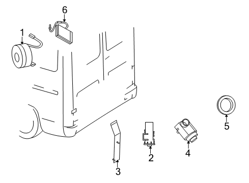 2005 Dodge Sprinter 3500 Electrical Components Diagram