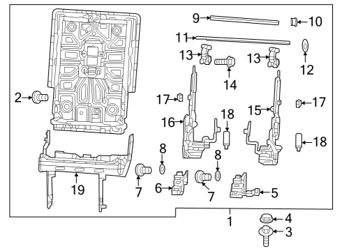 2024 Jeep Grand Wagoneer Third Row Seats Diagram 5 - Thumbnail