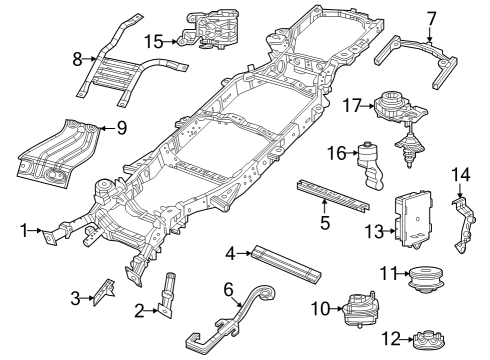 Mopar 68426959AH Frame - Chassis