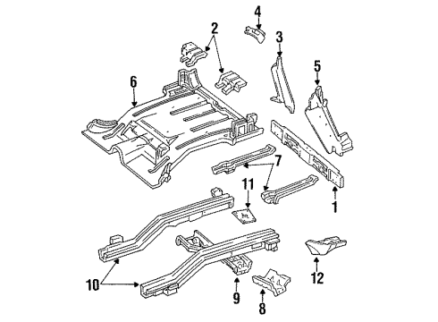 Mopar 52000712 Tow Hook Upper Bracket