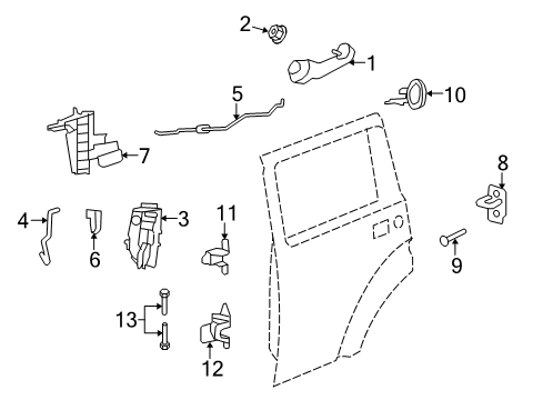 Mopar 68061450AB Harness, Rear